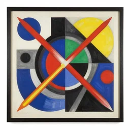 best artwork from Victor Vasarely and Wassily Kandinsky collaboration project, 1980