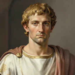 portrait of roman emperor diocletian highly detailed, digital painting, concept art, sharp focus, by makoto shinkai