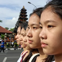 city of denpasar bali in the year 2 0 2 7, perfect faces.