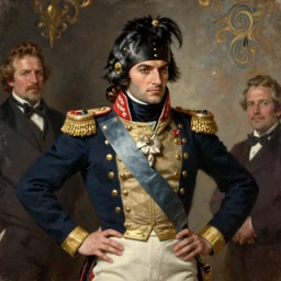 drdisrespect as napoleon, breath taking, dignified, highly detailed painting by gaston bussiere, j. c. leyendecker, greg rutkowski, craig mullins 8 k