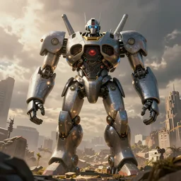 huge robot wants to be my friend