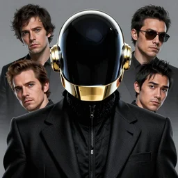 a portrait of Daft Punk, art by lois van baarle and loish and ross tran and rossdraws and sam yang and samdoesarts, digital art, highly detailed, intricate, sharp focus, Trending on Artstation HQ, deviantart, unreal engine 5, 4K UHD image