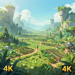 4k solarpunk wallpaper, permaculture, solarpunk is a science fiction literary subgenre and art movement that envisions how the future might look if humanity succeeded in solving major contemporary challenges with an emphasis on sustainability, human impact on the environment, and addressing climate change and pollution, trending on artstation