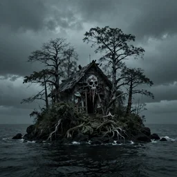 eldrich horror over lonely island bioterror