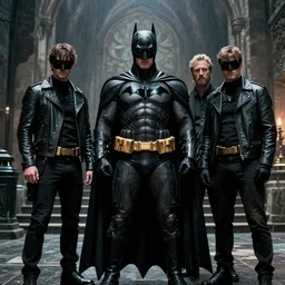 batman damned, film still from the movie directed by denis villeneuve and david cronenberg with art direction by bernie wrightson, tim white and tim hildebrandt, wide lens