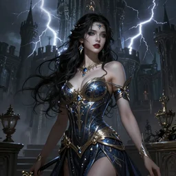 breathtaking epic fantasy comic book style portrait of a sensual female sorceress, castle setting, horror movie lightning, intricate, elegant, highly detailed, digital painting, artstation, concept art, matte, sharp focus, illustration, art by Artgerm and Hsiao-Ron Cheng and Alphonse Mucha, extremely moody lighting,  hyperrealistic, octane render, RPG portrait, ambient light, dynamic lighting