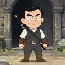 Mr.Bean as the Witcher
