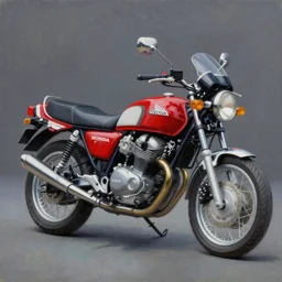 1 9 7 9 honda cbx 1 0 0 0, art by artist tom fritz, oil painting