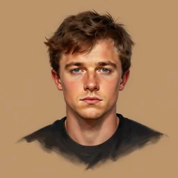 portrait of taron egerton, highly detailed, centered, solid color background, digital painting, artstation, concept art, smooth, sharp focus, illustration, artgerm, donato giancola, basil gogos, joseph christian leyendecker, les edwards, ed repka, wlop