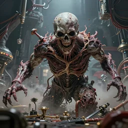 the most hideous thing ever seen emerging in the multi dimensional latant space this diffusion transformer conceptualized these images now, 4 k ultra high level of detail, super realism