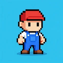 vivid clean pixel rpg game style character, 1 2 8 bit, pixel art, nintendo game, pixelart, high quality, no blur, retro game 1 9 8 0 style, sharp geometrical squares
