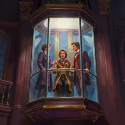 the glass elevator, still from the movie charlie and the chocolate factory, digital painting, detailed, 8 k, trending on artstation, smooth, sharp focus artwork by mark arian, artgerm, mark keathley, greg rutkowski