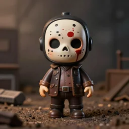 leatherface from texas chainsaw massacre as a sofubi toys