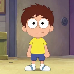 g - man in the style of jimmy neutron, screenshot from jimmy neutron