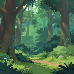 animation forest background