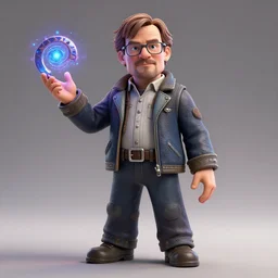 walter white as magnet, 3 d render, hyper realistic, detailed, portrait, ruan jia, by wlop, scifi, fanstasy, magic, the gathering, hyper detailed