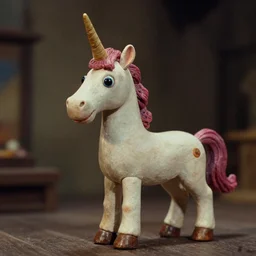 still from a colour movie of a stop motion unicorn, by ray harryhausen, 3 5 mm film, grainy, evocative, atmospheric lighting, intricate, highly detailed, sharp focus, cinematic, masterpiece