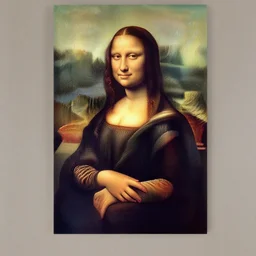 leonardo da Vinci in the style of monet