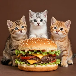 burger kittens
