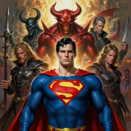 portrait of superman by hr giger, zdzisław beksinski, luis royo and wayne barlowe as a diablo, resident evil, dark souls, bloodborne monster