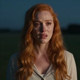 Christina Hendricks crying tears, cinema effect,