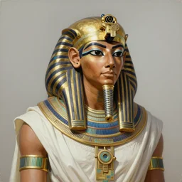 hyper realistic painting of the ancient egyptian ganster, gold ornaments, flowing fabric, intrincate detail, detailed faces by wayne barlowe, gustav moreau, goward, gaston bussiere and roberto ferri, santiago caruso, and austin osman spare, ( ( ( ( occult art ) ) ) ) bouguereau, alphonse mucha, saturno butto