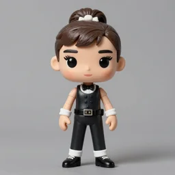 audrey hepburn, stop motion vinyl action figure, plastic, toy, butcher billy style