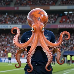 an octopus as a football manager