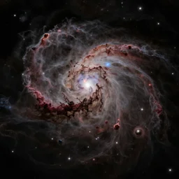 dark space nebula, octane render