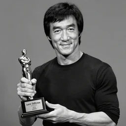 ben stiller as bruce lee, black and white, award winning