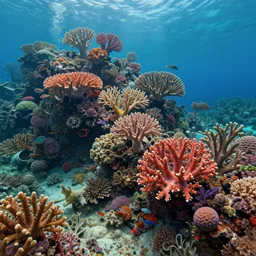 beaufiful coral reef photorealistic painting, wlop, concept art, octane render, deviantart, greg rutkowski, cinematic, artstation, key art, hyperrealism