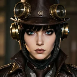 portrait Daft Punk as detective steampunk cute-fine-face, pretty face, realistic shaded Perfect face, fine details. Anime. Bioshock steampunk realistic shaded lighting by katsuhiro otomo ghost-in-the-shell, magali villeneuve, artgerm, rutkowski Jeremy Lipkin and Giuseppe Dangelico Pino and Michael Garmash and Rob Rey