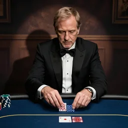 larry david playing poker