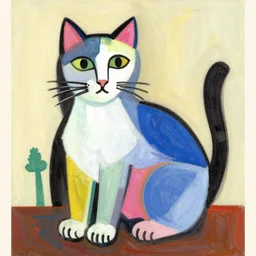 in picasso cat flower