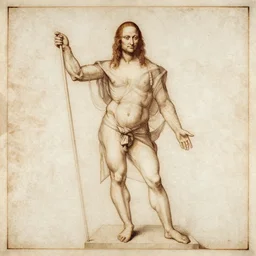 leonardo da vinci vitruvius human sketch