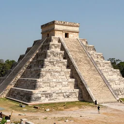 a step pyramid, aztec pyramid, ziggurat, high detail, 8 k resolution, octane render, hyper realistic