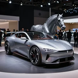 space horse concept car on a show, Sigma 35mm f/2.8 DG DN Art