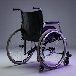 game wheelchair with rgb, studio shooting, many details, high quality, 8 k