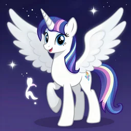 beautiful unicorn with wings