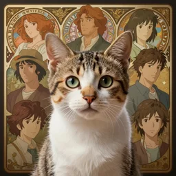 portrait of a little cat, highly detailed vfx portrait, unreal engine, sharp focus, smooth, greg rutkowski, loish, rhads, beeple, caspar david friedrich, makoto shinkai and lois van baarle, ilya kuvshinov, rossdraws, elegent, tom bagshaw, alphonse mucha, global illumination, detailed and intricate environment