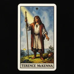 Terence McKenna tarot card