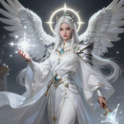 beautiful holy cleric with white eagle and light magic, attarctive pretty man, anime key visual, highly detailed, sharp focus, concept art, league of legends, style by shumolly and monable and artgerm and greg rutkowski and jo chen and pilyeon and ruan jia and zeronis
