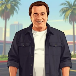 danny devito as a gta 5 cartoon picture