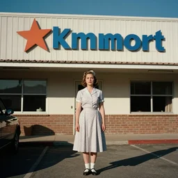 a 1950s housewife imprisoned at kmart