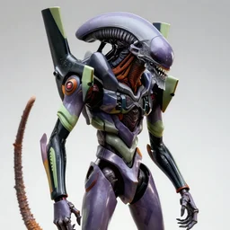 xenomorph as mecha, evangelion. by h. r. giger and ernst haas.