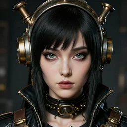 portrait Daft Punk steampunk cute-fine-face, pretty face, realistic shaded Perfect face, fine details. Anime. Bioshock steampunk realistic shaded lighting by katsuhiro otomo ghost-in-the-shell, magali villeneuve, artgerm, rutkowski Jeremy Lipkin and Giuseppe Dangelico Pino and Michael Garmash and Rob Rey