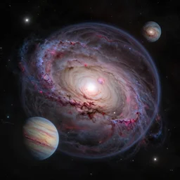 beautiful nebula planets galaxy space coheed and cambria