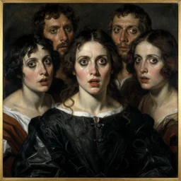 the horror in their eyes, painted by goya