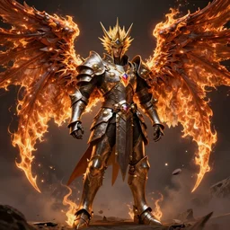 fantasy character portrait, spiky armor male knight with burning bat wings, ultra realistic, wide angle, intricate details, the fifth element artifacts, highly detailed by peter mohrbacher, hajime sorayama, wayne barlowe, boris vallejo, aaron horkey, gaston bussiere, craig mullins