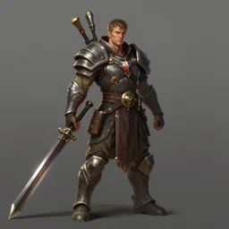 warrior dnd character, single character concept art, long shot, highly detailed, digital art, by mark brooks,